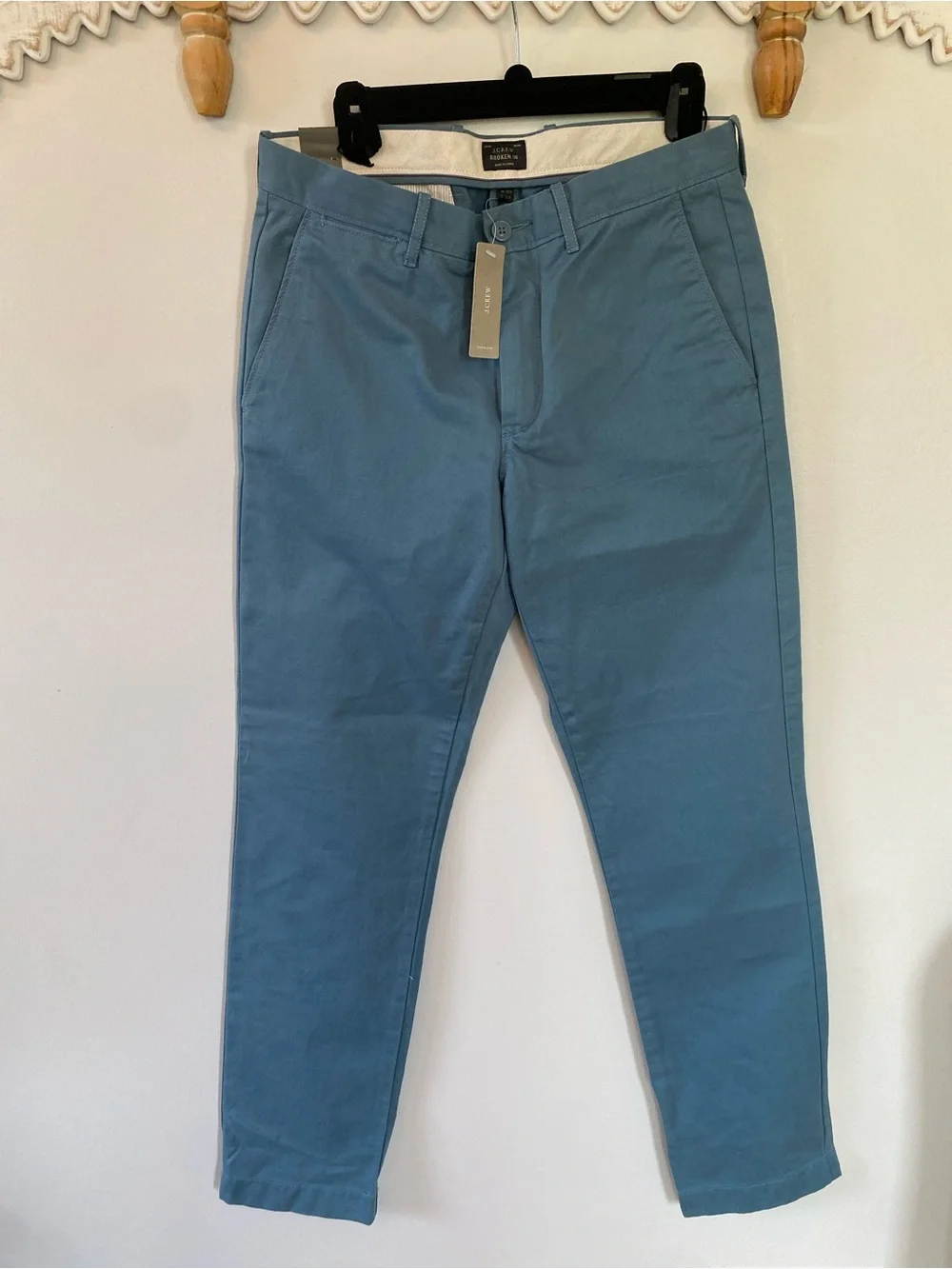 J. Crew Mens Light Blue Broken-In Chino Pants - waist 30